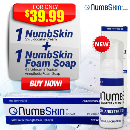 10 Tubes of Numbskin Cream 30g
